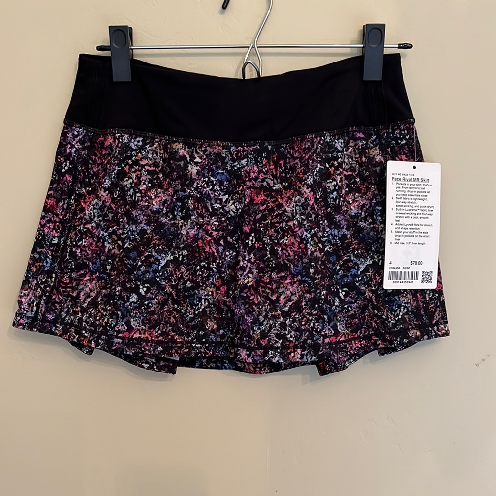 Lululemon Pace Rival Skirt - size 4
